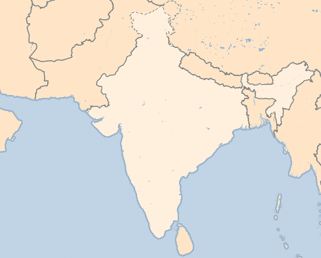 Kort Indien