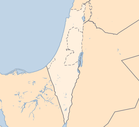 Kort Israel