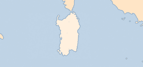 Kort Sardinien