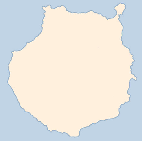 Kort Gran Canaria