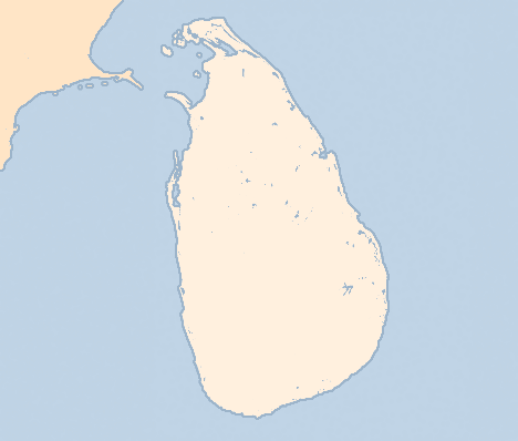 Kort Sri Lanka