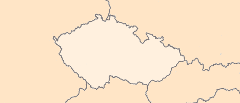 Kort Tjekkiet